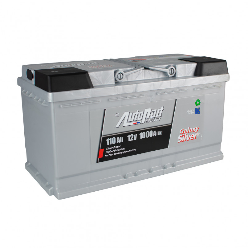 Autopart Galaxy Silver 110Ah EN1000 -/+ 353x175x190