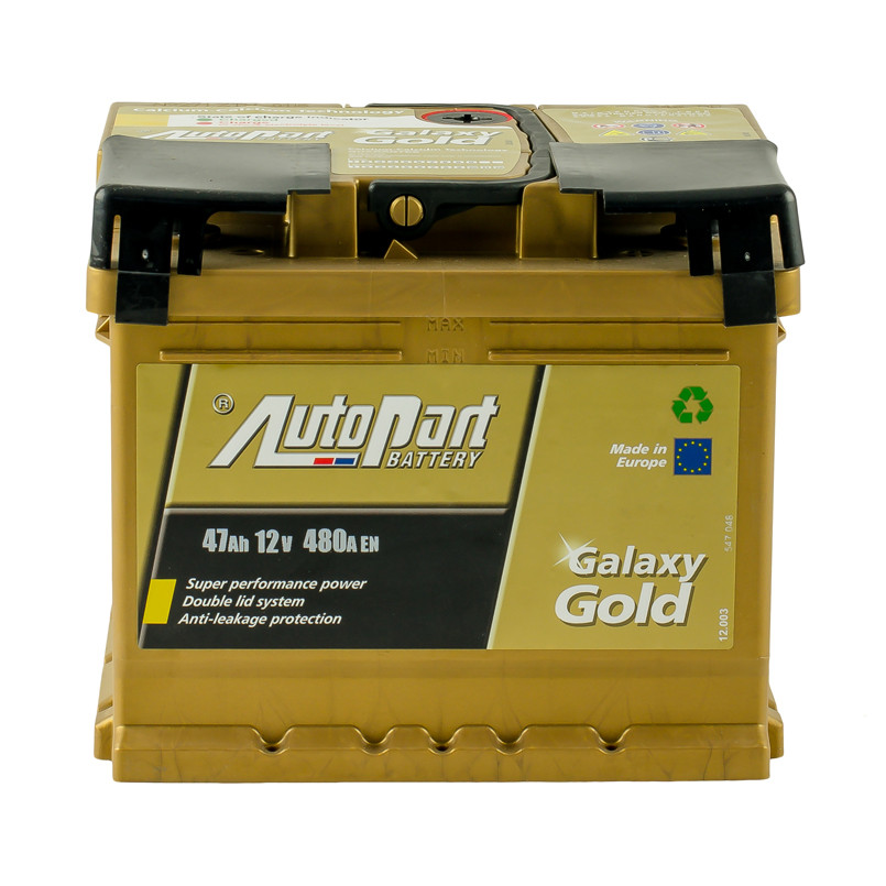 Autopart Galaxy Gold 47Ah EN480 -/+ 207x175x175