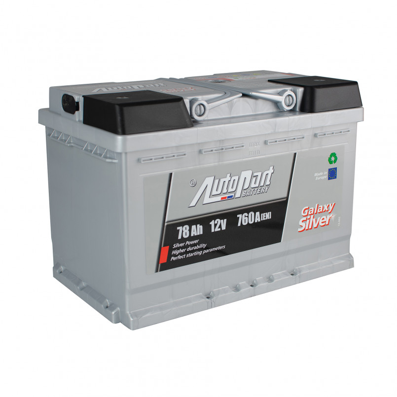 Autopart Silver 78Ah EN760 -/+ 278x175x190