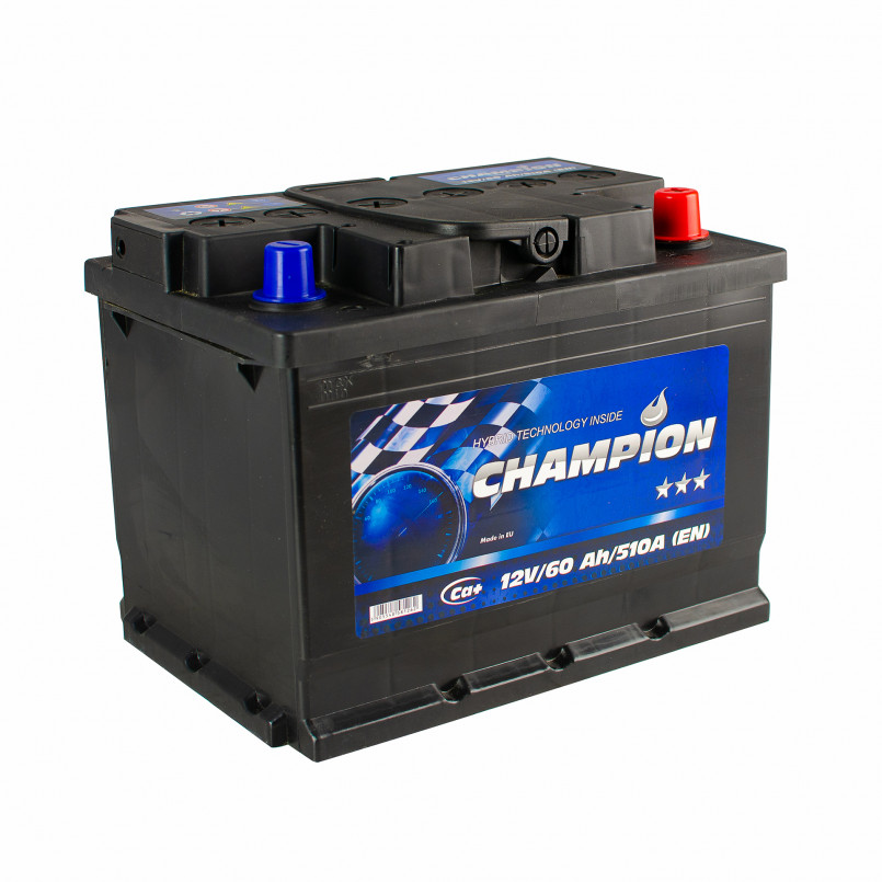 [CHB60-0] Black 60 Ah/12V Champion Euro (0)