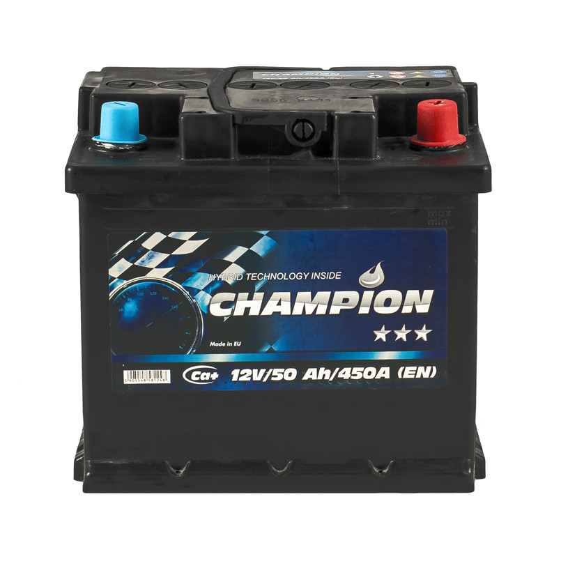 [CHB50-0] Black 50 Ah/12V Champion Euro (0)