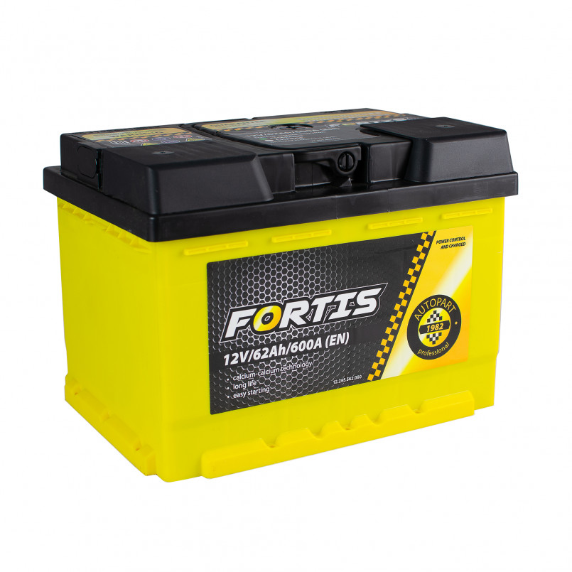 [FRT62-00] 62 Ah/12V FORTIS  (0)  Euro