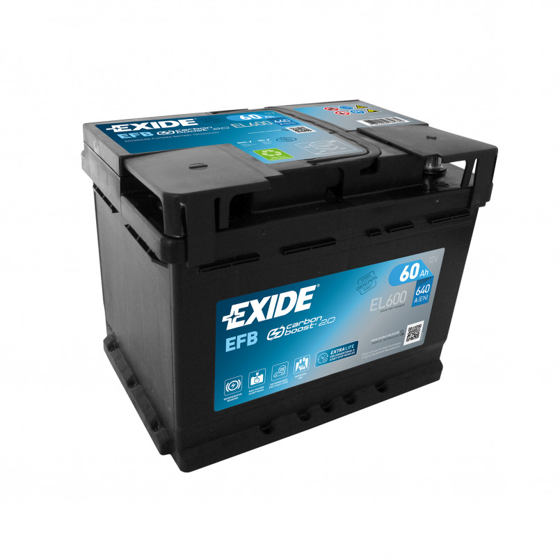 EXIDE EFB 60 Ah Euro EL600