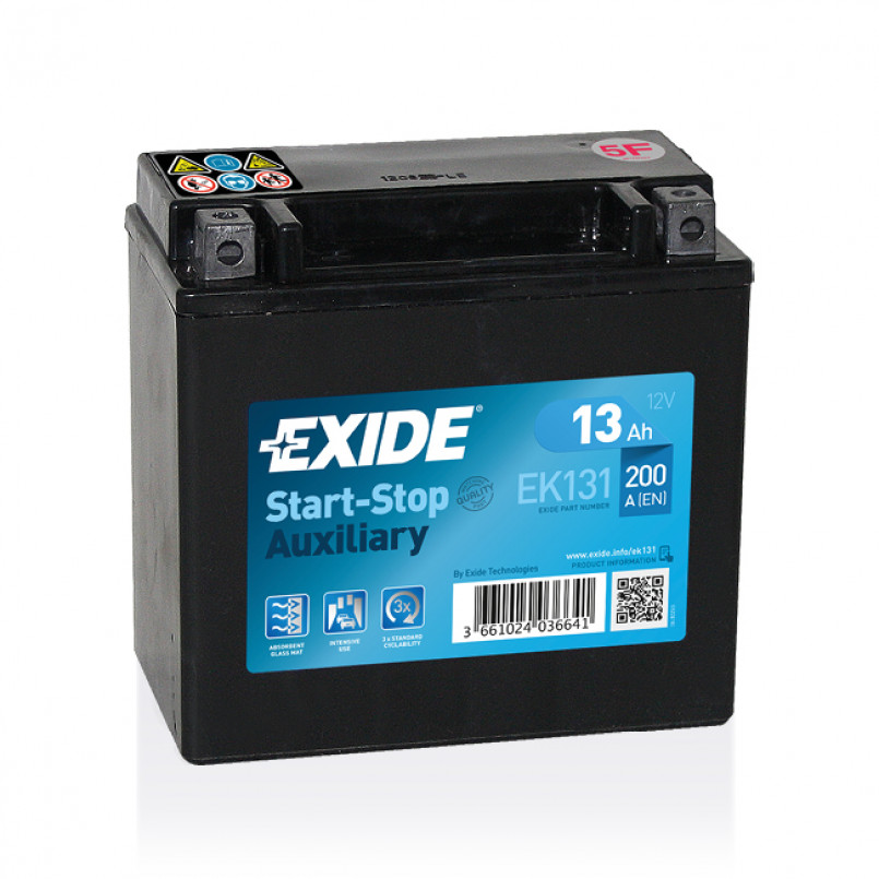 [EK131] 13 Ah/12V EXIDE  AGM AUXILIARY (1) EK131