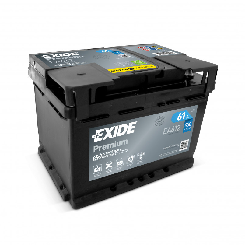 EXIDE PREMIUM 61 Ah Euro EA612