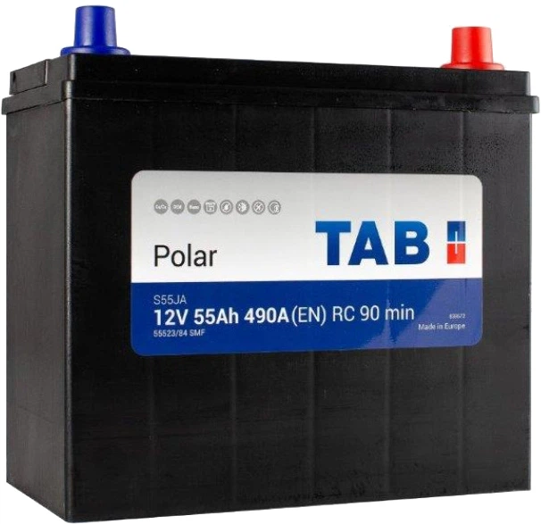 TAB Polar Japan 55Ah EN490 -/+