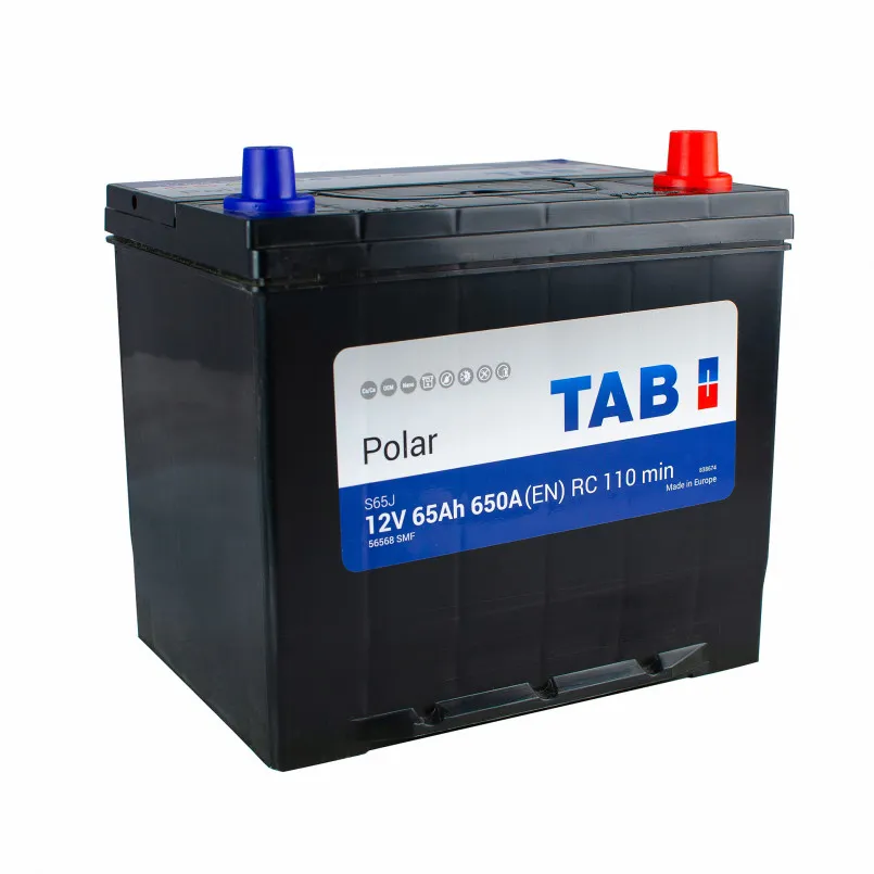 TAB Polar 65Ah EN650 -/+ 230x173x200/220