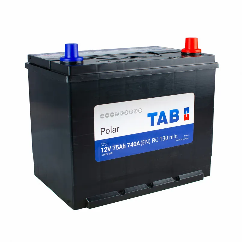 TAB Polar Japan 75Ah EN740 -/+