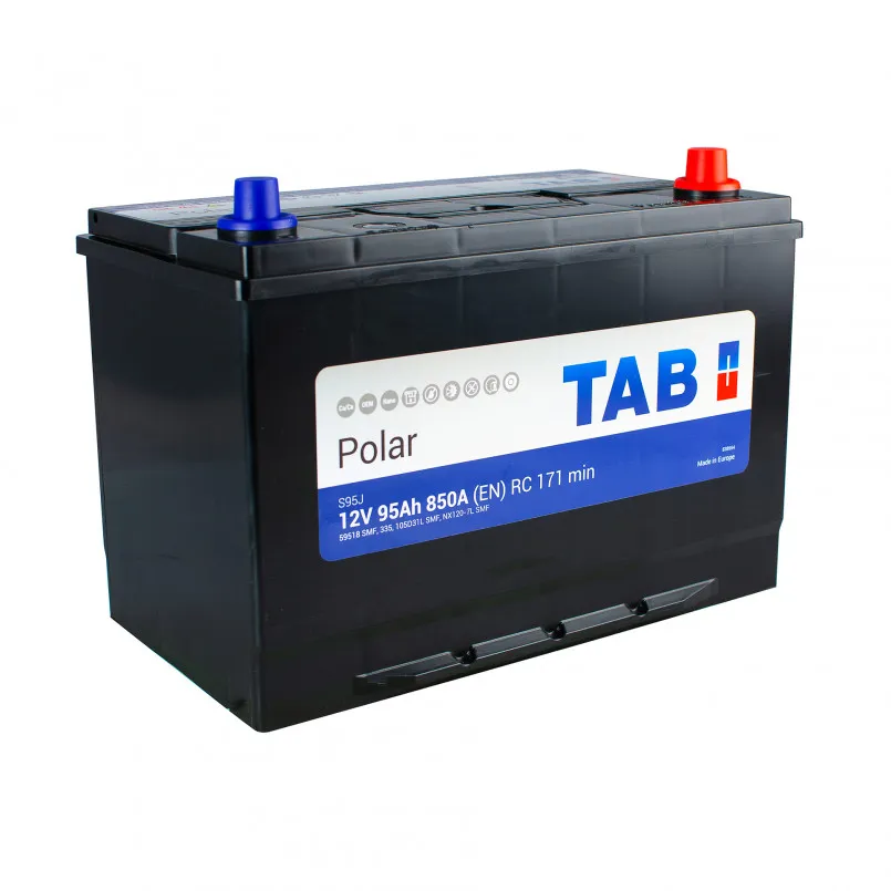 TAB Polar Japan 95Ah EN850 -/+ 303x175x227