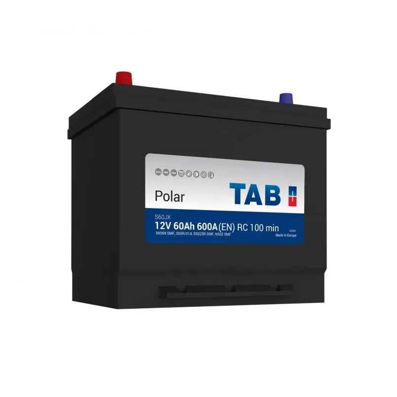 TAB Polar Japan JIS 60Ah EN600 +/- 230x173x200/220