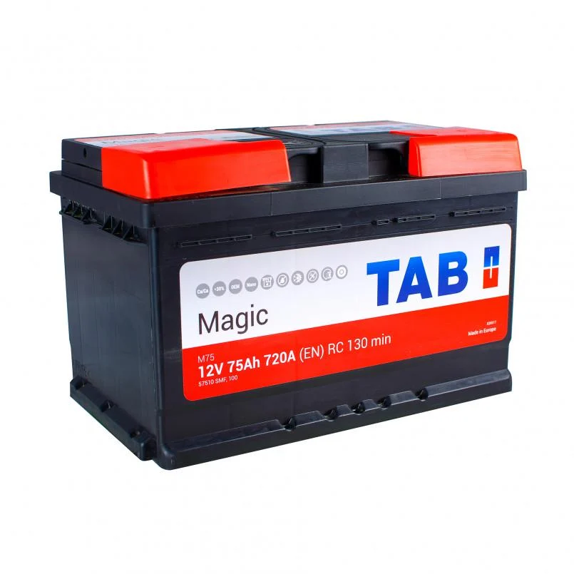 TAB Magic 75Ah EN720 -/+