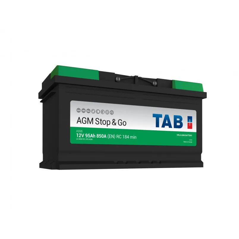 TAB AGM 95Ah EN850 -/+