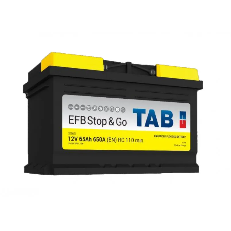 TAB EFB 65Ah EN650 -/+ 278x175x175