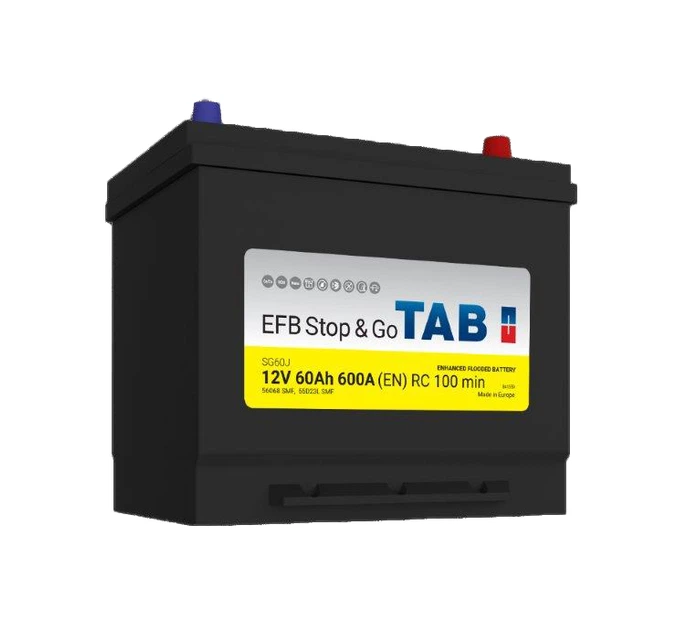 TAB EFB Japan JIS 65Ah EN600 -/+ 230x173x200/220