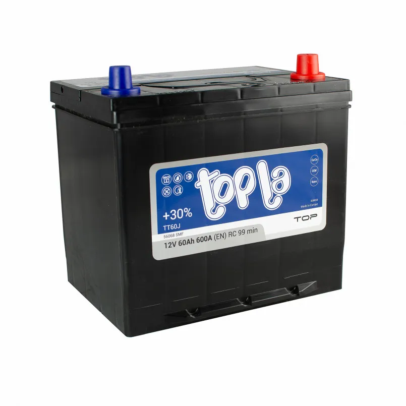 Topla TOP Japan 60Ah EN600 -/+ 230x170x200
