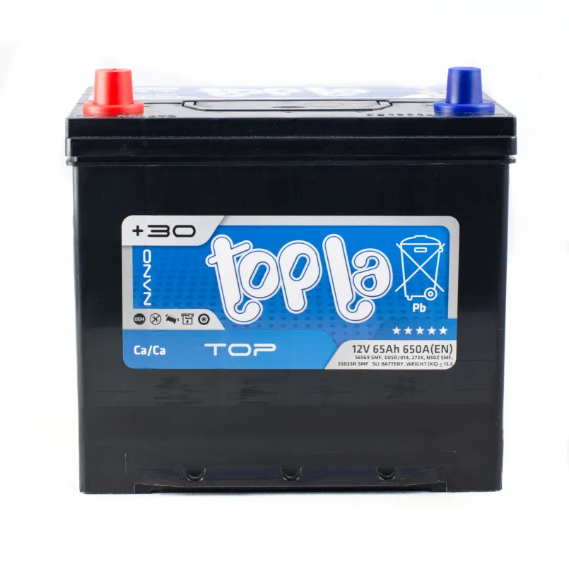 Topla TOP Japan 65Ah EN650 +/- 230x173x200