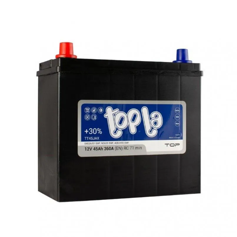 Topla Top Japan 45Ah EN360 +/- 237x127x205/226