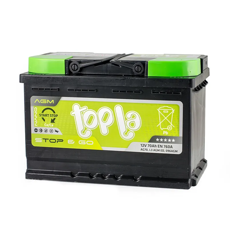 Topla AGM 70Ah EN760 -/+ 278x175x190