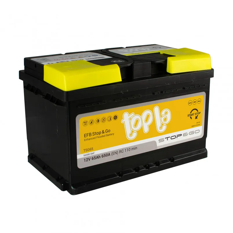 65 Ah/12V Topla EFB Euro (0)