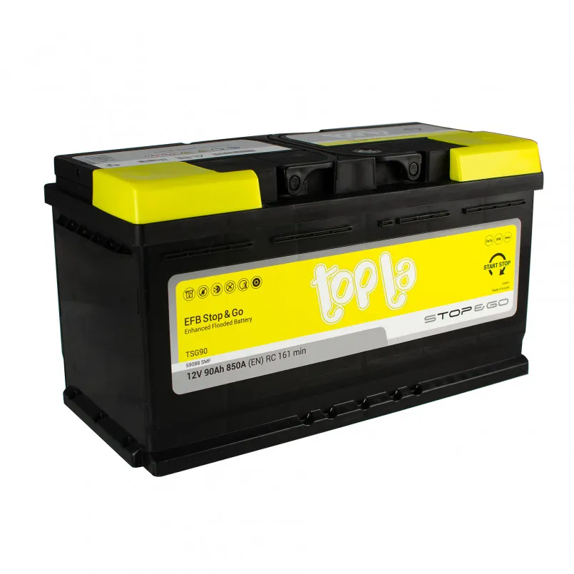 90 Ah/12V Topla EFB Euro (0)