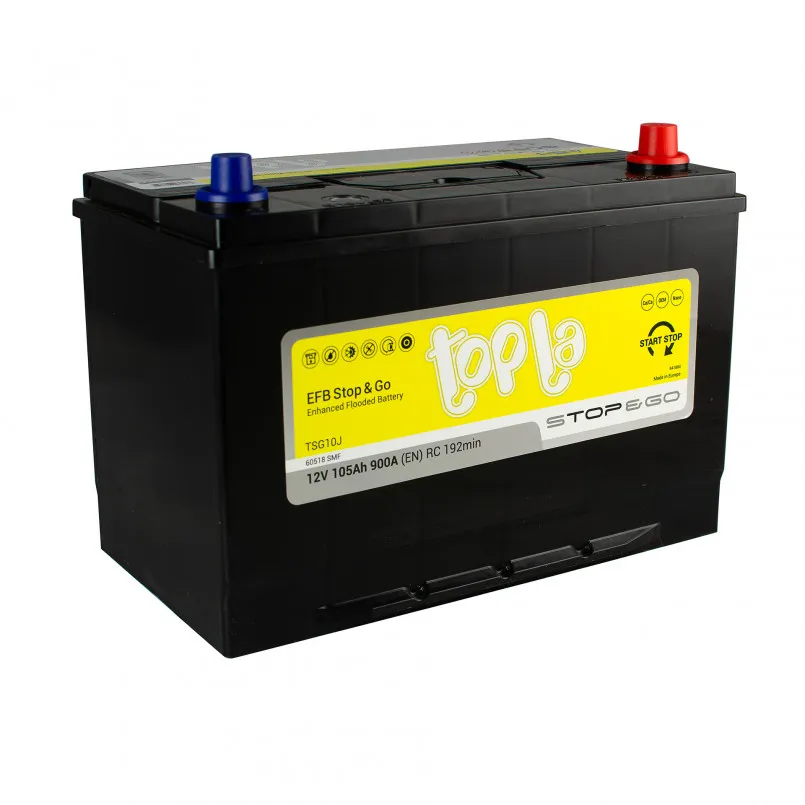 [112 005] 105 Ah/12V Topla EFB JIS Euro (0)