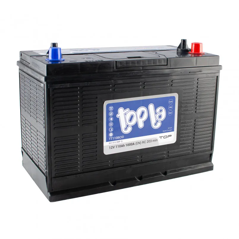 [118 610] 110 Ah/12V TOP (0)  DP на гвинт (John Deere)