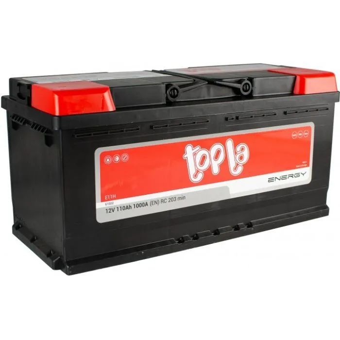 Topla TOP 110Ah EN1000 -/+ 394x175x190