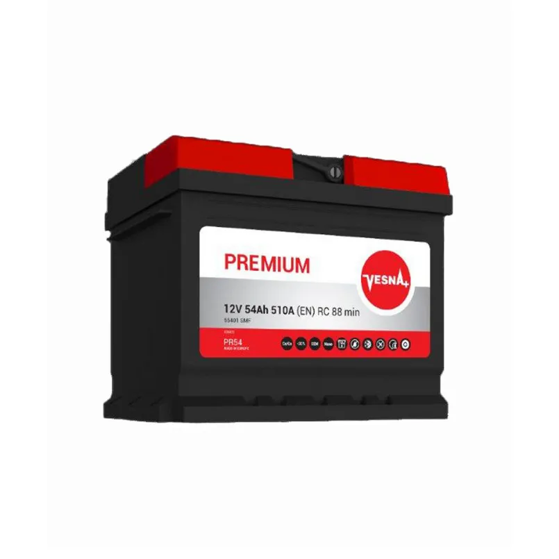 54 Ah/12V Vesna Premium Euro(0)