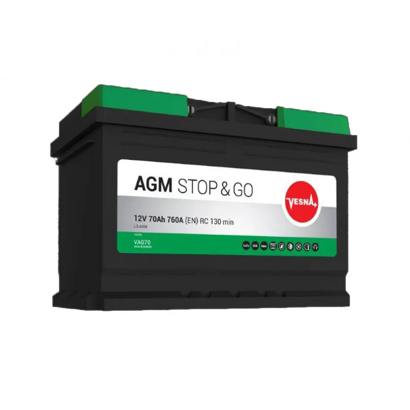 70 Ah/12V NEW!!!! Vesna AGM Euro  (0)