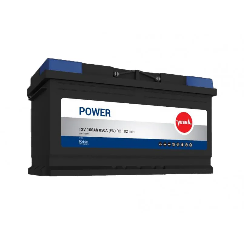 Vesna Power 100Ah EN850 -/+ 353x175x190