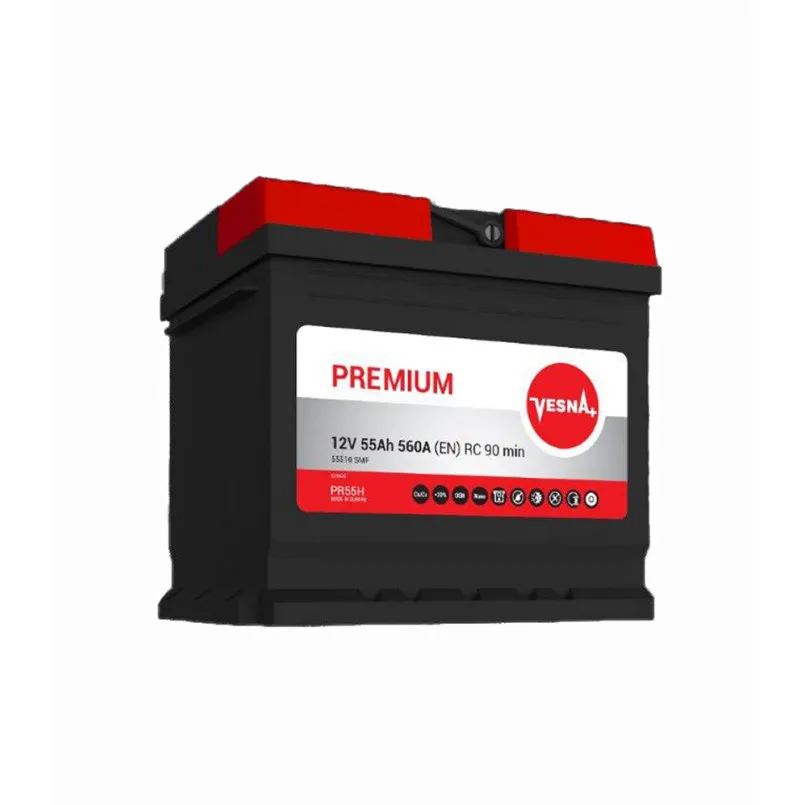 Vesna Premium 55Ah EN560 -/+ 207x175x190