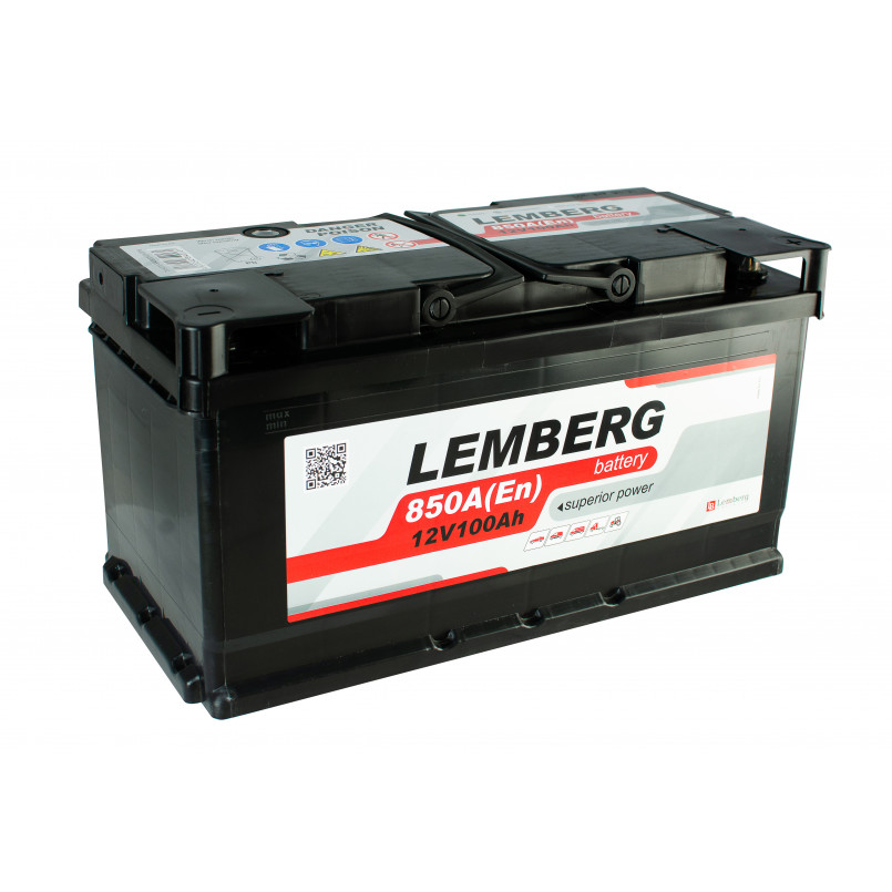 LEMBERG 100Аh EN850 Euro -/+