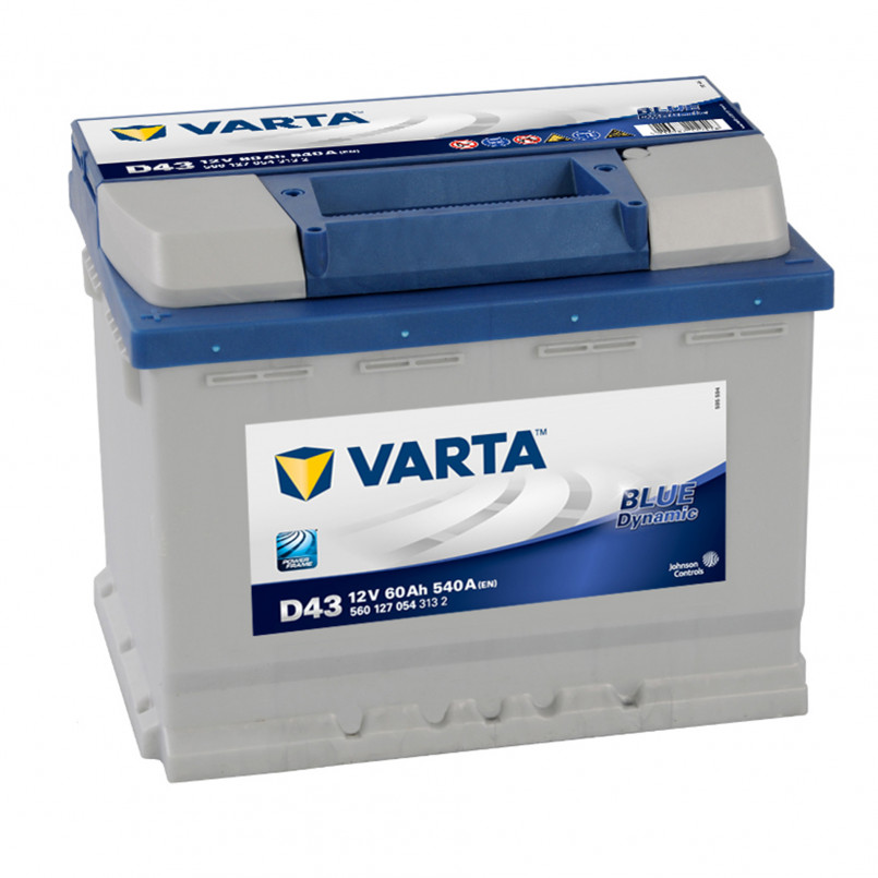 VARTA 60Ач  Blue Dynamic  D43 (1)