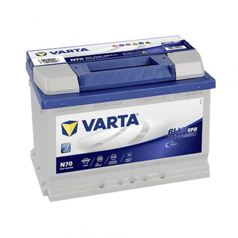 [570500076] VARTA 70Ач  Blue Dynamic  EFB  N70 (0)