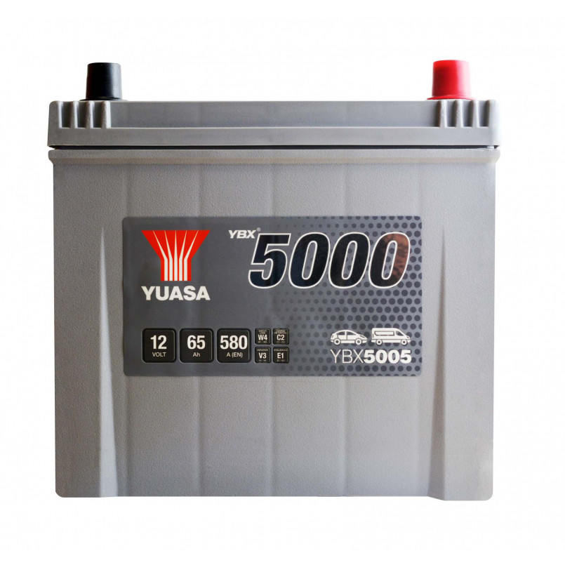 [YBX5005] Yuasa 12V 65Ah Silver High Performance Battery Japan  YBX5005 (0)