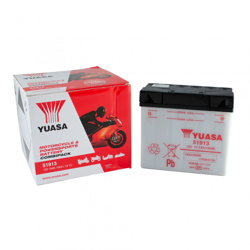 [51913] МОТО Yuasa 12V 19Ah  YuMicron Battery  51913 (сухозаряжений)