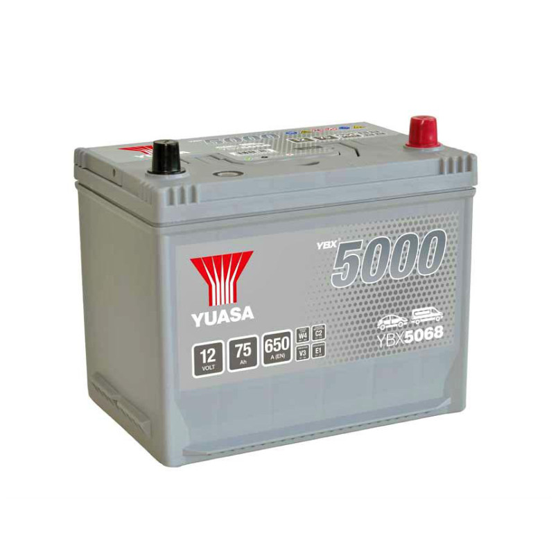 [YBX5068] Yuasa 12V 75Ah Silver High Performance Battery Japan YBX5068 (0)