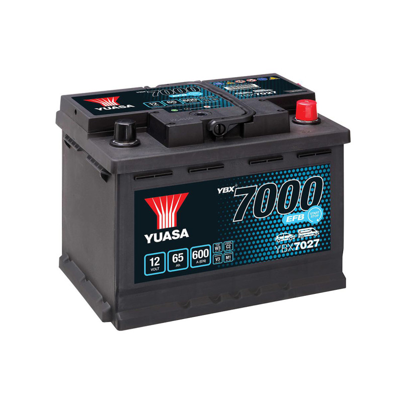 [YBX7027] Yuasa 12V 65Ah 600A  EFB Start Stop Battery  YBX7027 (0)