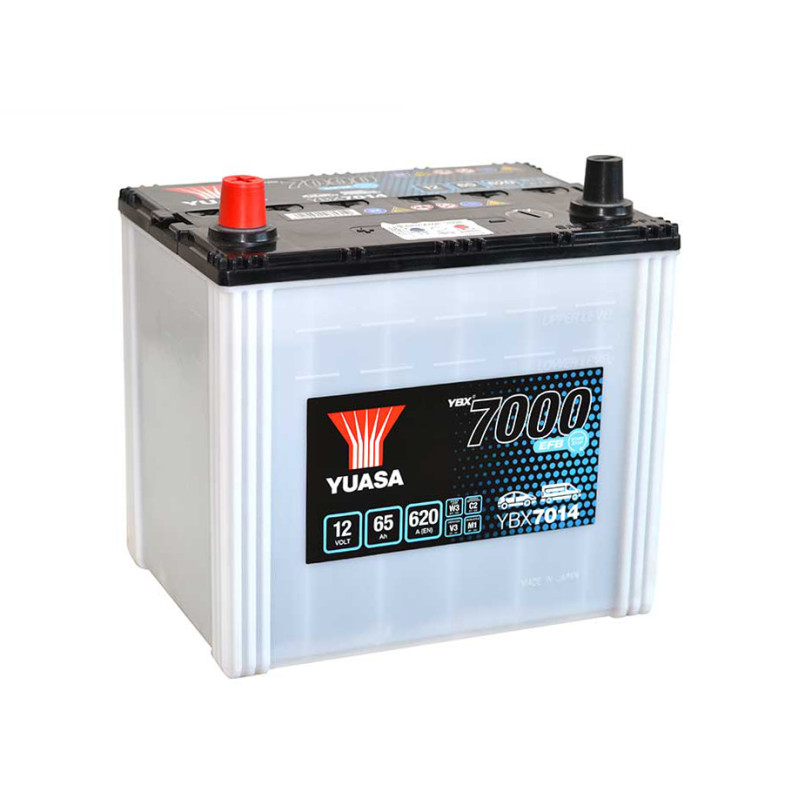 [YBX7014] Yuasa 12V 65Ah 620A  EFB Start Stop Battery Japan YBX7014 (1)