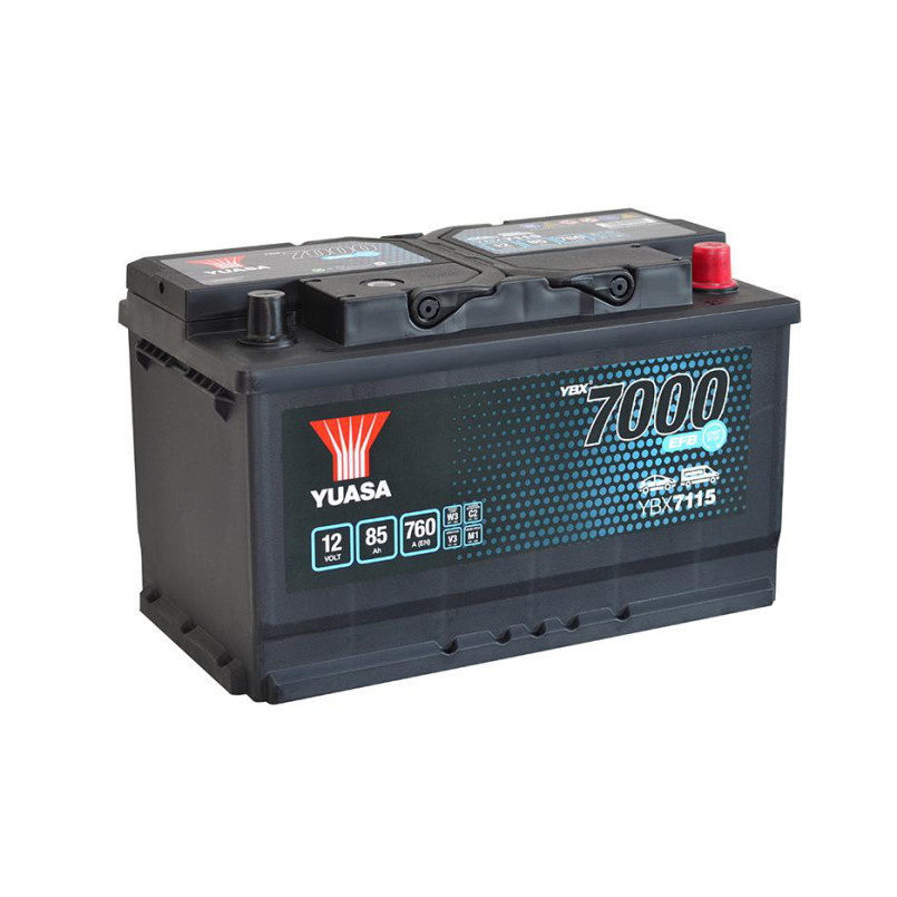 [YBX7115] Yuasa 12V 85Ah 760A Yuasa EFB Start Stop Battery YBX7115 (0)