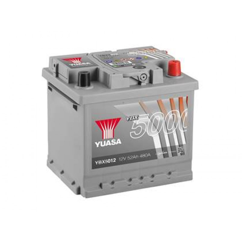[YBX5012] Yuasa 12V 54Ah Silver High Performance Battery YBX5012 (0)