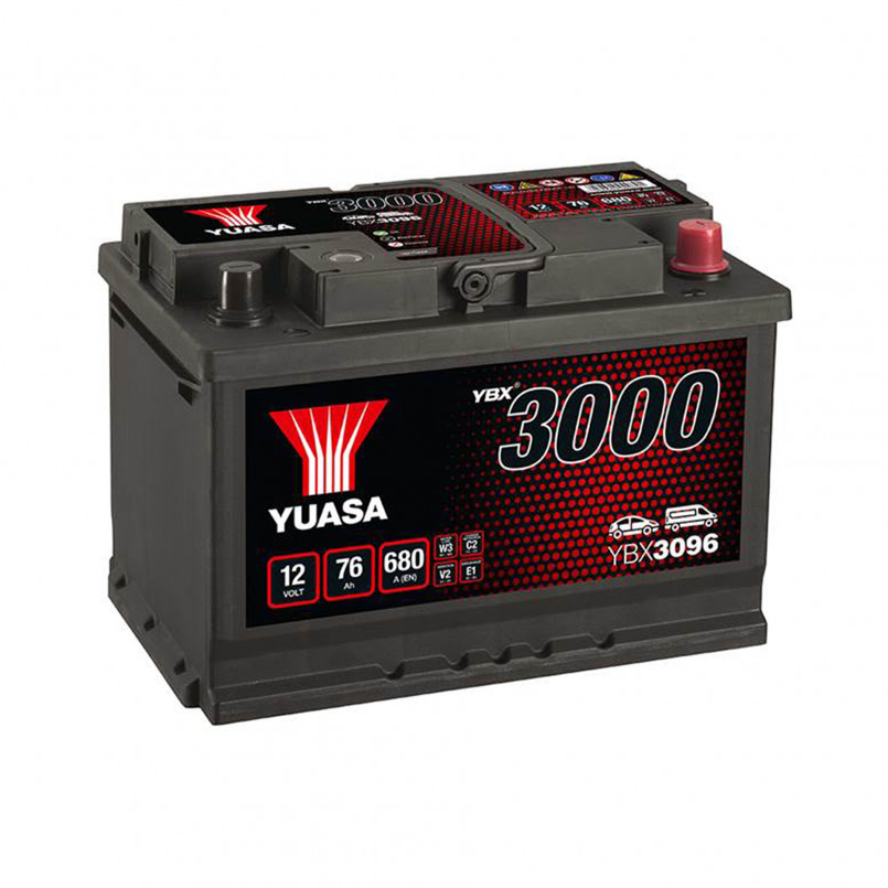 [YBX3096] Yuasa 12V 76Ah SMF Battery YBX3096 (0)