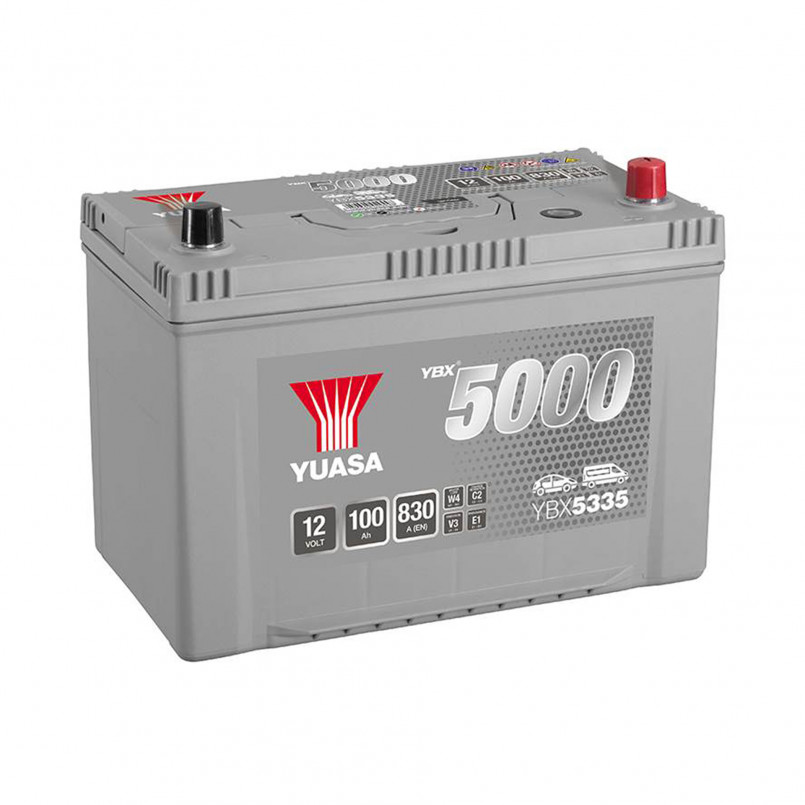 [YBX5335] Yuasa 12V 100Ah  Silver High Performance Battery Japan YBX5335 (0)