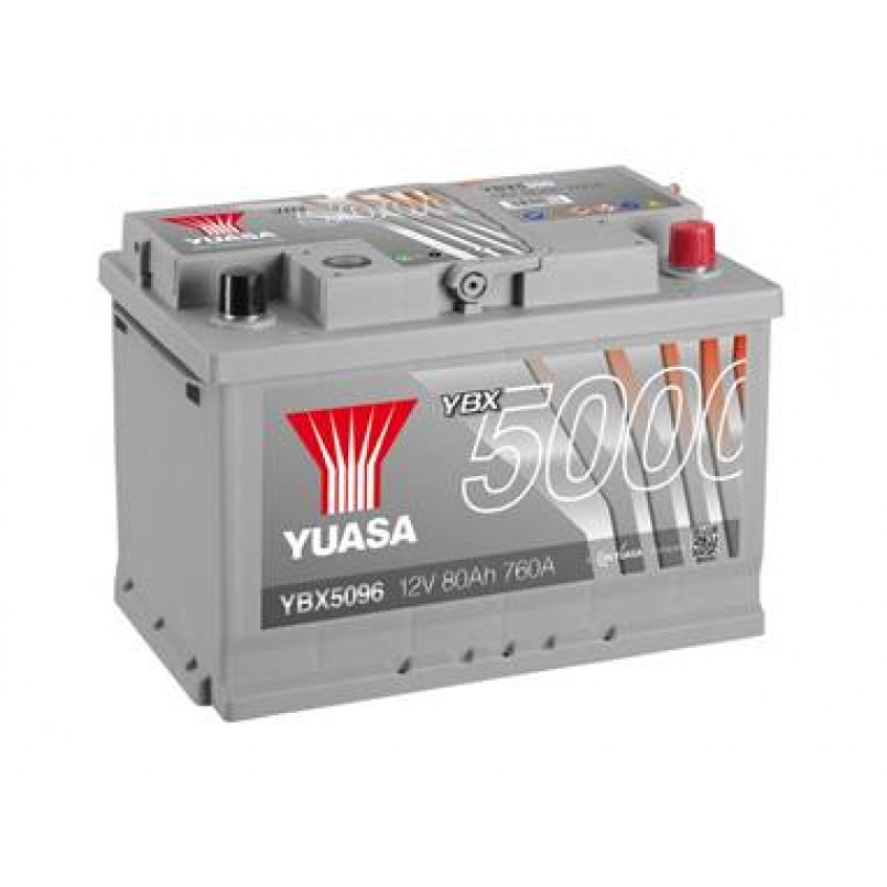 [YBX5096] Yuasa 12V 80Ah Silver High Performance Battery YBX5096 (0)