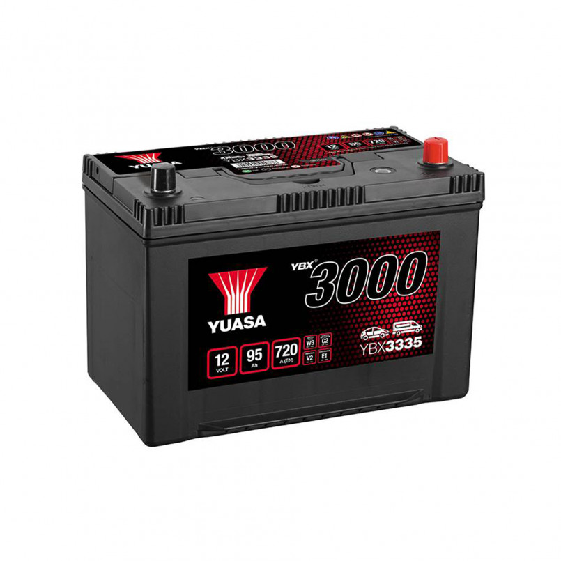 [YBX3335] Yuasa 12V 95Ah SMF Battery Japan YBX3335 (0)