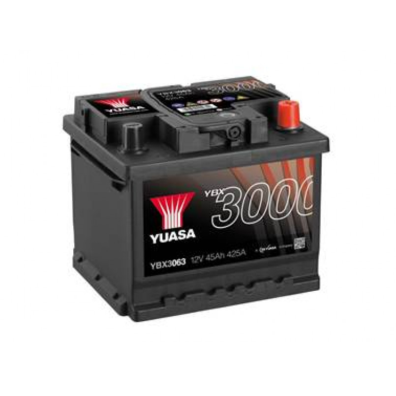 [YBX3063] Yuasa 12V 45Ah  SMF Battery YBX3063 (0)