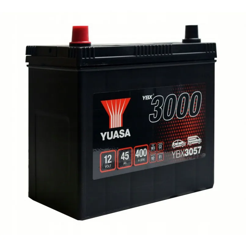 [YBX3057] Yuasa 12V 45Ah  SMF Battery Japan YBX3057 (1)