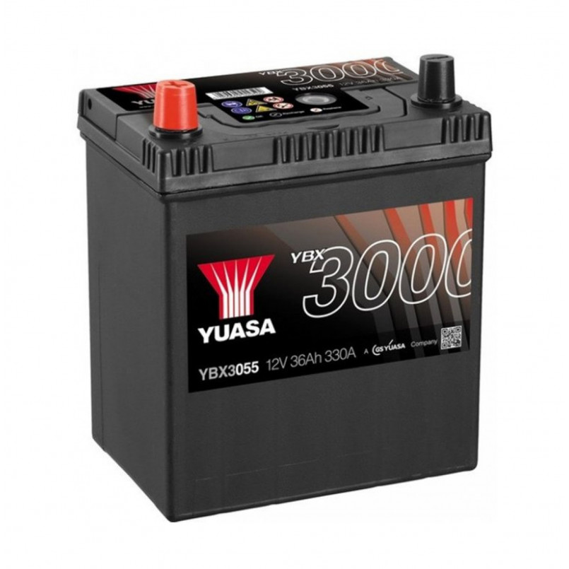 [YBX3055] Yuasa 12V 36Ah  SMF Battery Japan YBX3055 (1)