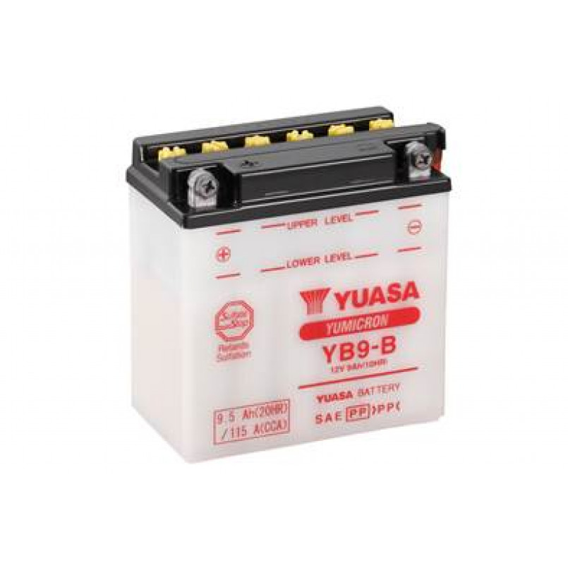 [YB9-B] МОТО Yuasa 12V 9,5Ah YuMicron Battery YB9-B(сухозаряжений)