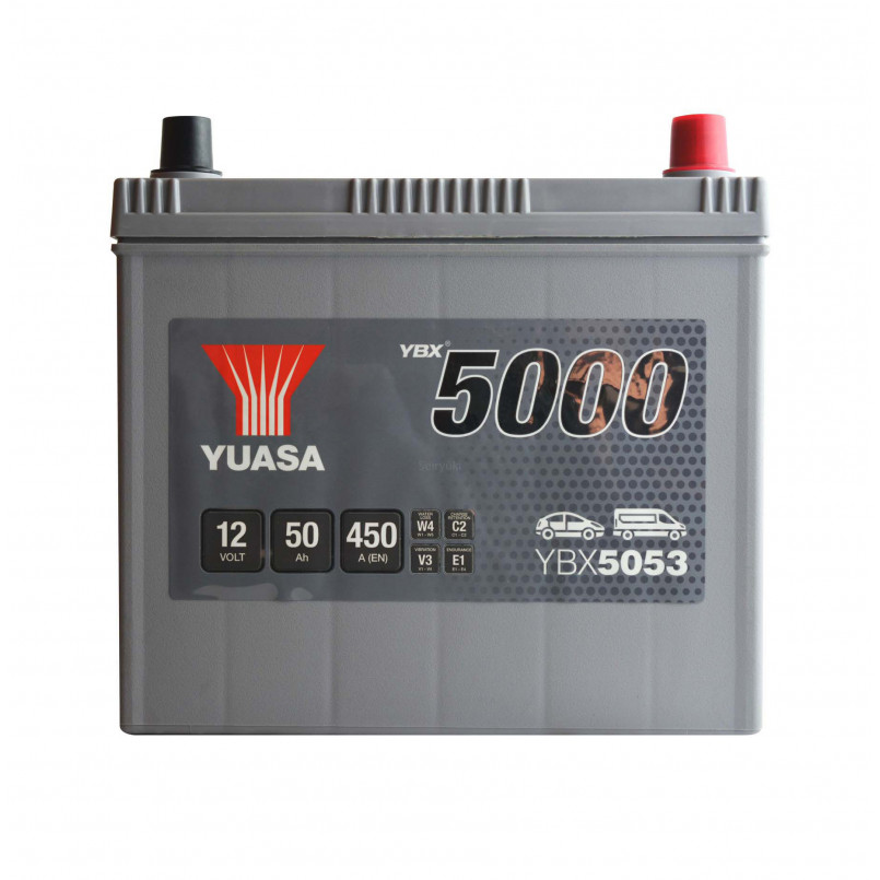 [YBX5053] Yuasa 12V 50Ah Silver High Performance Battery  Japan YBX5053 (0)